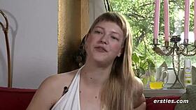 Ida Masturbates With Toys, Fingering Her Hairy Pussy To Orgasm