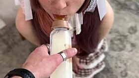 Delicious Reward for the Cute Nerd in College Costume