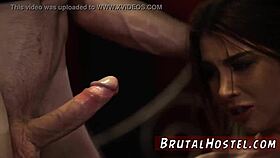 Felicity Punished in Bondage Double Penetration with Excited Young Tourists