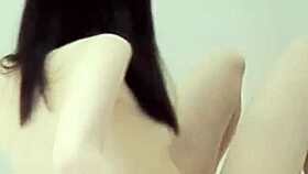 the skinny cute asian student feels so beautiful in adult one piece