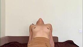 hot sweet babe cassiemua fingers herself with bdsm touch!