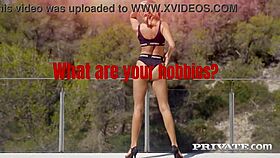 Chatting with Angelika Grays in an outdoor interview