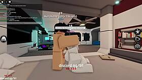 I let myself get fucked and filled up by a horny man on a roblox condo game