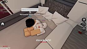 I let myself get fucked and filled up by a horny man on a roblox condo game