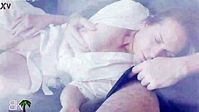 I Share Deepthroat And Blowjob With Young Man On Couch