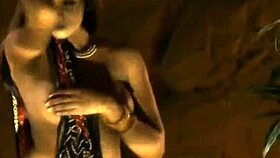 Sensual delights from sweet Indian MILF in teasing striptease