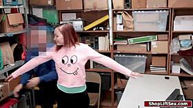 Teen Shoplifter Sucks Officers Cock