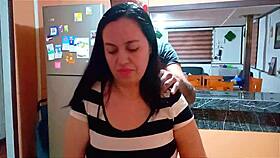 Rough Anal Fuck With Friend While Doing Dishes