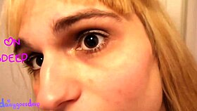 dilated eyes buttplug masturbation