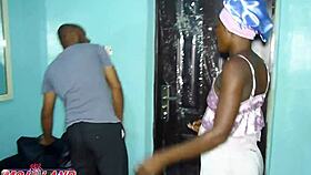 Happy Amateur Couples Strengthens Their Bond In An Interracial Bathroom Sex