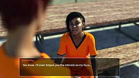 lets play prison life part 2 with shaved redhead in group anal