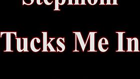 joslyn jane tucks in a young man for intimate bedroom encounter