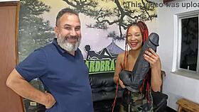 será que ela está grávida? lua baiana em primeira vez interracial