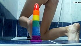 cuntboy xannie - shower anal play