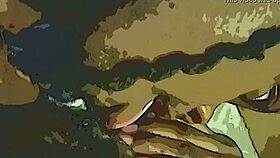 Dildo Tongue Tag Team With Wet Pussy