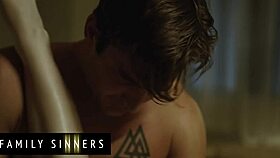 family sinners - hot blondie is sad after her boyfriend leaves her & decides to get over him by fucking her friend