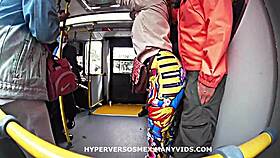 Culona Con Leggins Me Deja Arrimarle La Verga En El Metrobus Me La Puso Tan Dura Que Se La Meti
