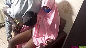 teen hijab girl invites boy lover home for fingering and missionary sex