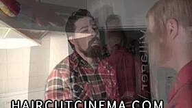 At haircut cinema, haircuts serve as female domination tools