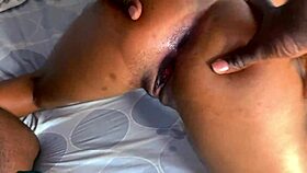 screaming in ecstasy while fucking this 21 year old ebony slut with monster cock