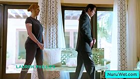 Big Tit Blonde Explains Nuru Massage