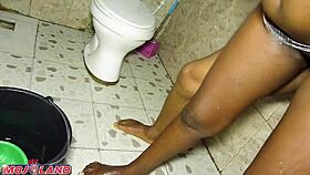 Happy Amateur Couples Strengthens Their Bond In An Interracial Bathroom Sex