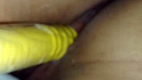 S woman enjoys sextoy creampie orgasm masturbation