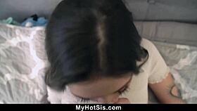 she bends over and lets me stick my cock in her juicy pussy