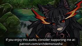 the hellhound girl dominates you in this intense asmr session