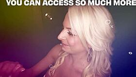 Big Tittied Blonde Goes to the Gloryhole for Fun