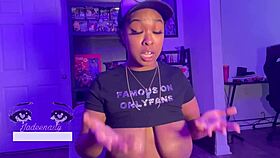 she's enjoying a hammer toy in this review video