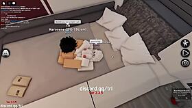 I let myself get fucked and filled up by a horny man on a roblox condo game