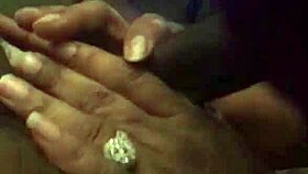 Redhead sucking big black cock, draining every last drop