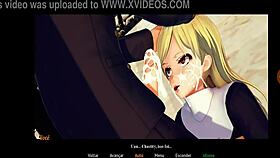 naughty nun girlfriend plays game with friend