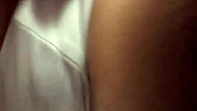 Unprecedented amateur sex between horny milf and her lover, natural tits and masturbation.