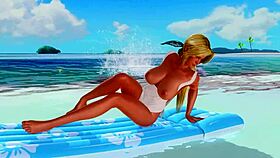 Tanned Nude Beauty In Panties Gets Intensely Fucked