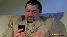 Lea gets dominated for money