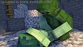 Go Deep In The Cave Minecraft Animation