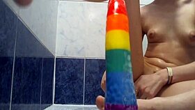 cuntboy xannie - shower anal play