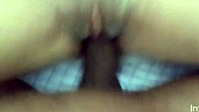 pov blonde encounter in sheer clothes