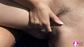 'busty lesbian pool sex!' viv thomas