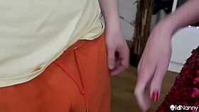 Mature teacher Scarlet Louis engages in a session with Agedlove