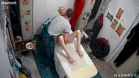 Hey, this bdsm fucking in the massage room is insane! 😈