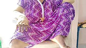 Hot indian girl enjoys passionate homemade sex with deep thrusts