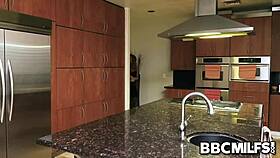 Hot Blonde Cougar Fucks Ebony Lover Jon Jon's Giant Black Cock in Her Tight Pussy