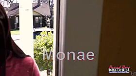 Exotic Petite Brunette Monae's Pussy Fucked Hard In Every Position!