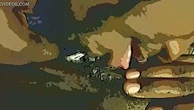 Dildo Tongue Tag Team With Wet Pussy