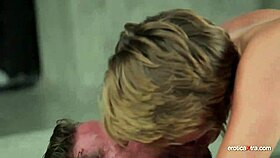 Cute babe rides monster cock