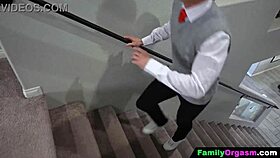 Familyorgasm - siblings swap partners after school day