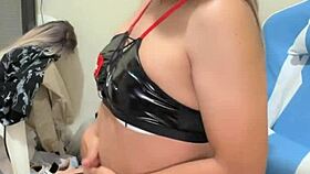 Bold Transsexual Doctor Linda Shows Off Her Tits